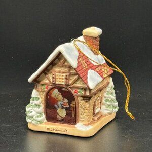 Vintage 1999 MJ Hummel Goebel "Village Bakery" Hand Painted Figurine Ornament